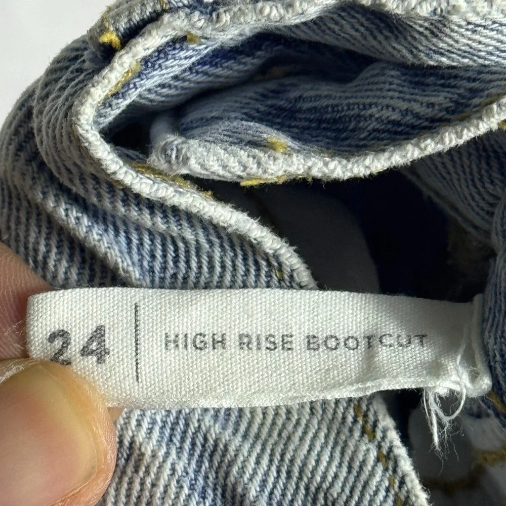 Abercrombie & Fitch Hollister Womens Bootcut Jeans Blue Distressed 24 Lot of 3 - Picture 10 of 10